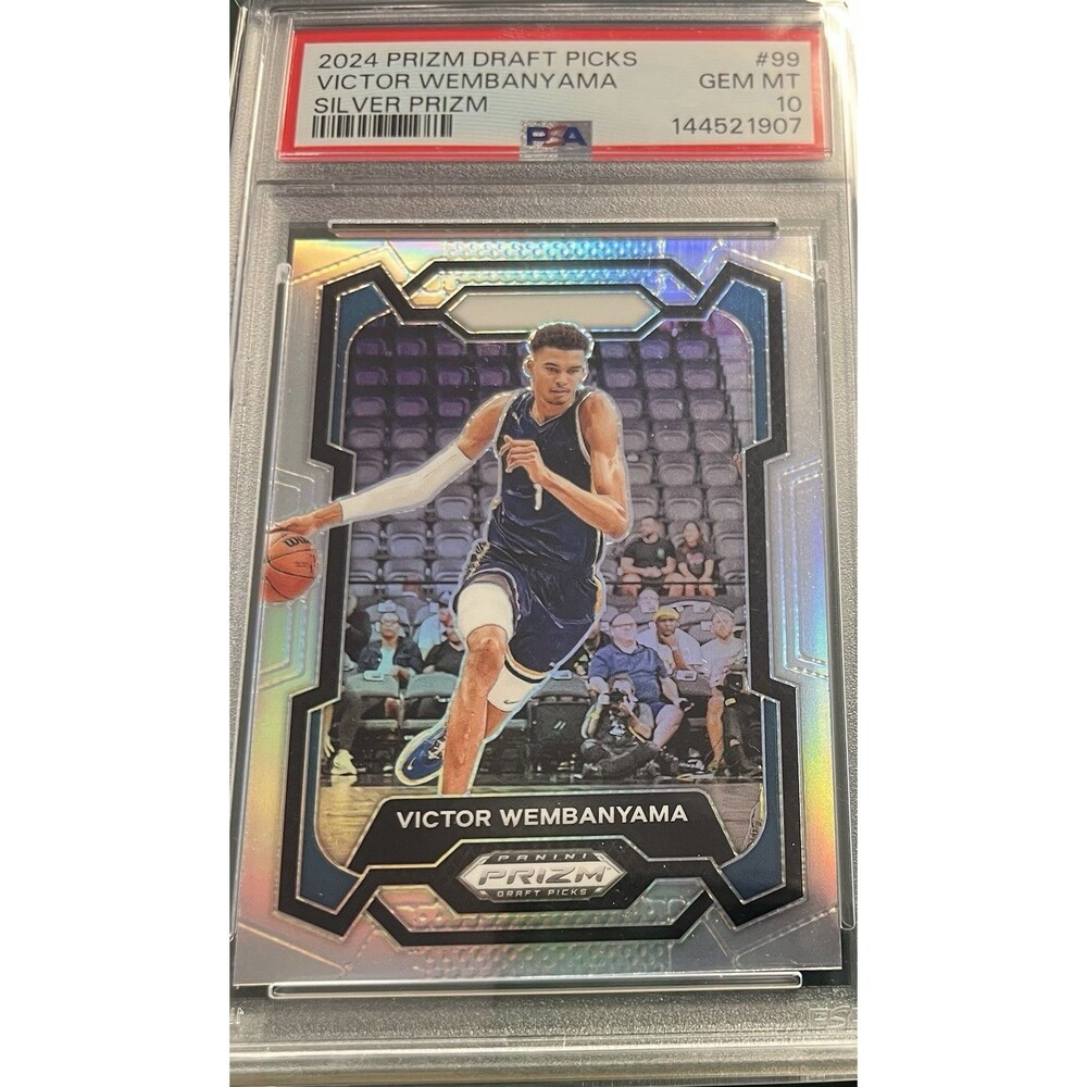 2024 Panini Prizm Draft Picks Victor Wembanyama Silver Prizm #99 GEMT MT 10
